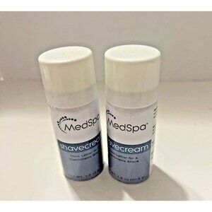 Set of‎ 2 MED SPA Travel Size 1.5 oz Woman's Shaving Cream Med Line MSC095014
